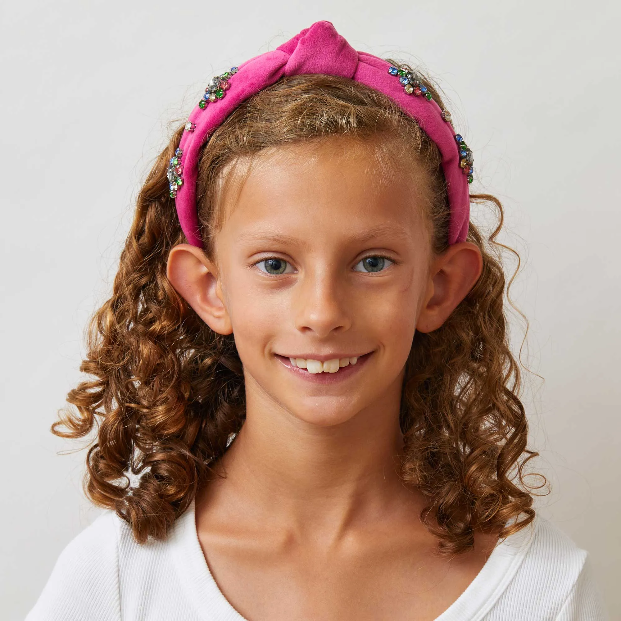 HARLEQUIN RAINBOW KIDS KNOTTED TWINKLE CRYSTAL HEADBAND