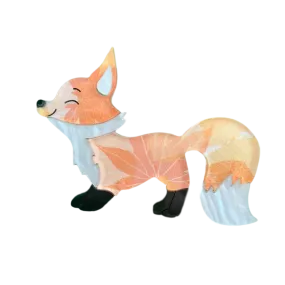 Hunter the autumn - Fox 🦊 brooch