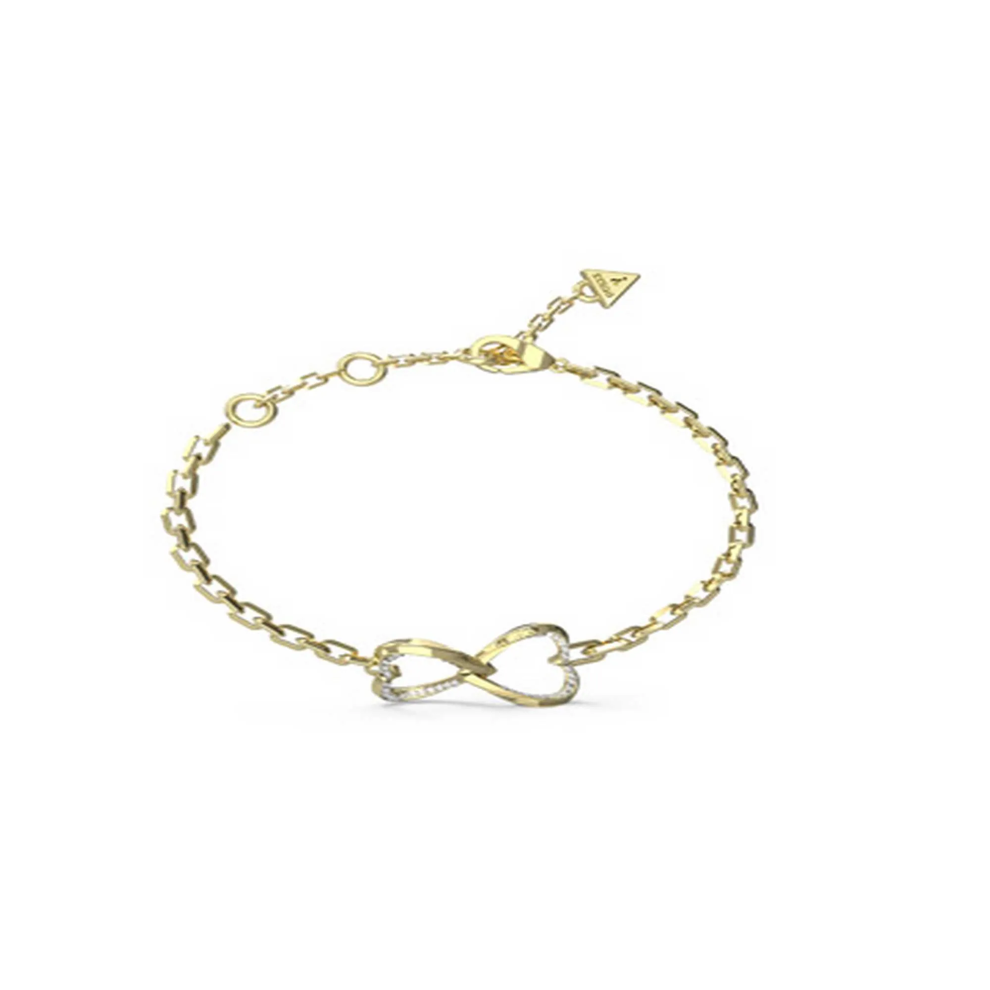 Ladies Mon Amour Two Hearts Bracelet UBB04618YGL