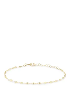 Lil Milan   Boys Tears 18kt gold bracelet 