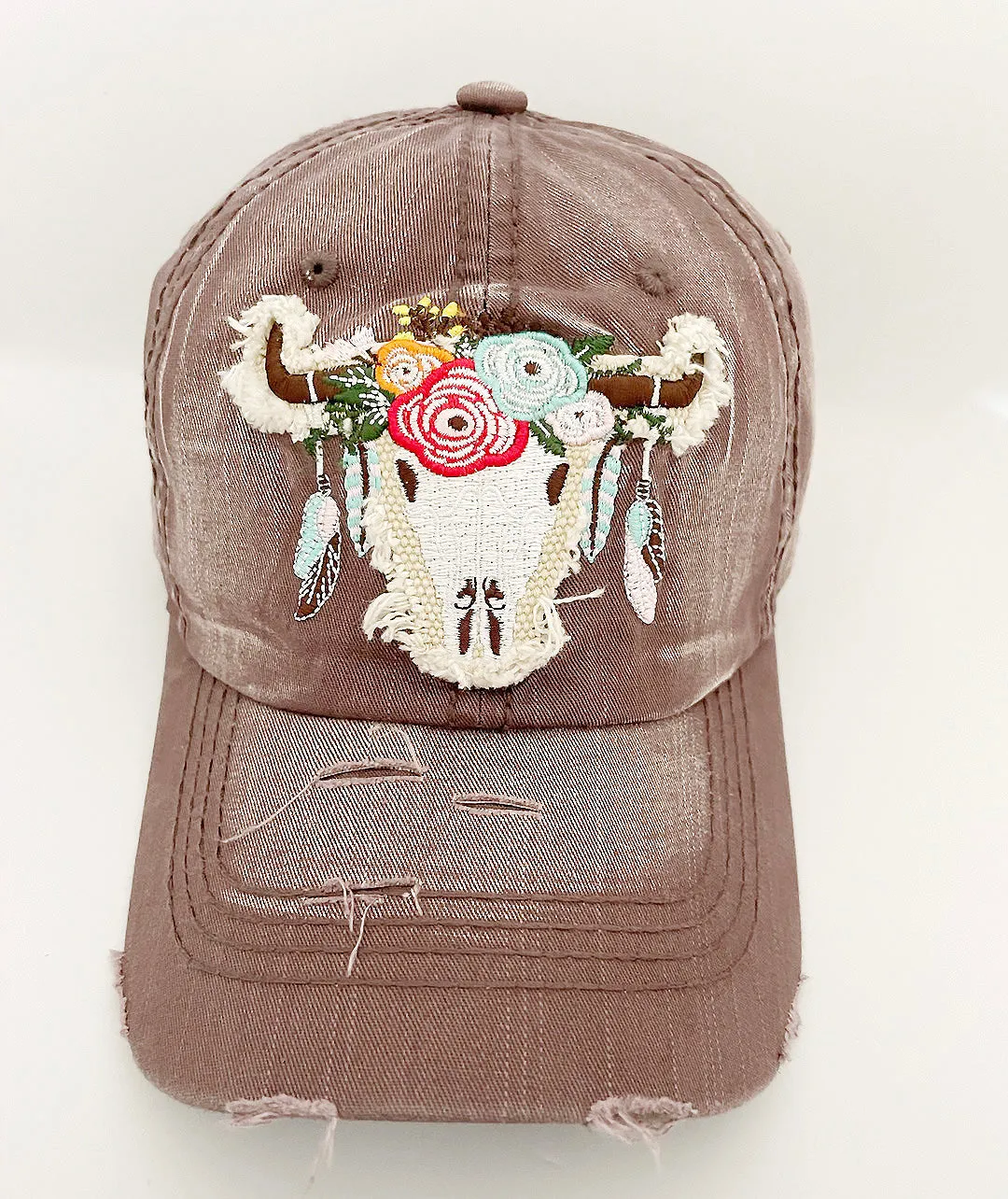 Longhorn/South Western cap /Custom Cap With Your NAME,  Personalized cap with your name / sun hat,Mother's day gift/vintage cap/