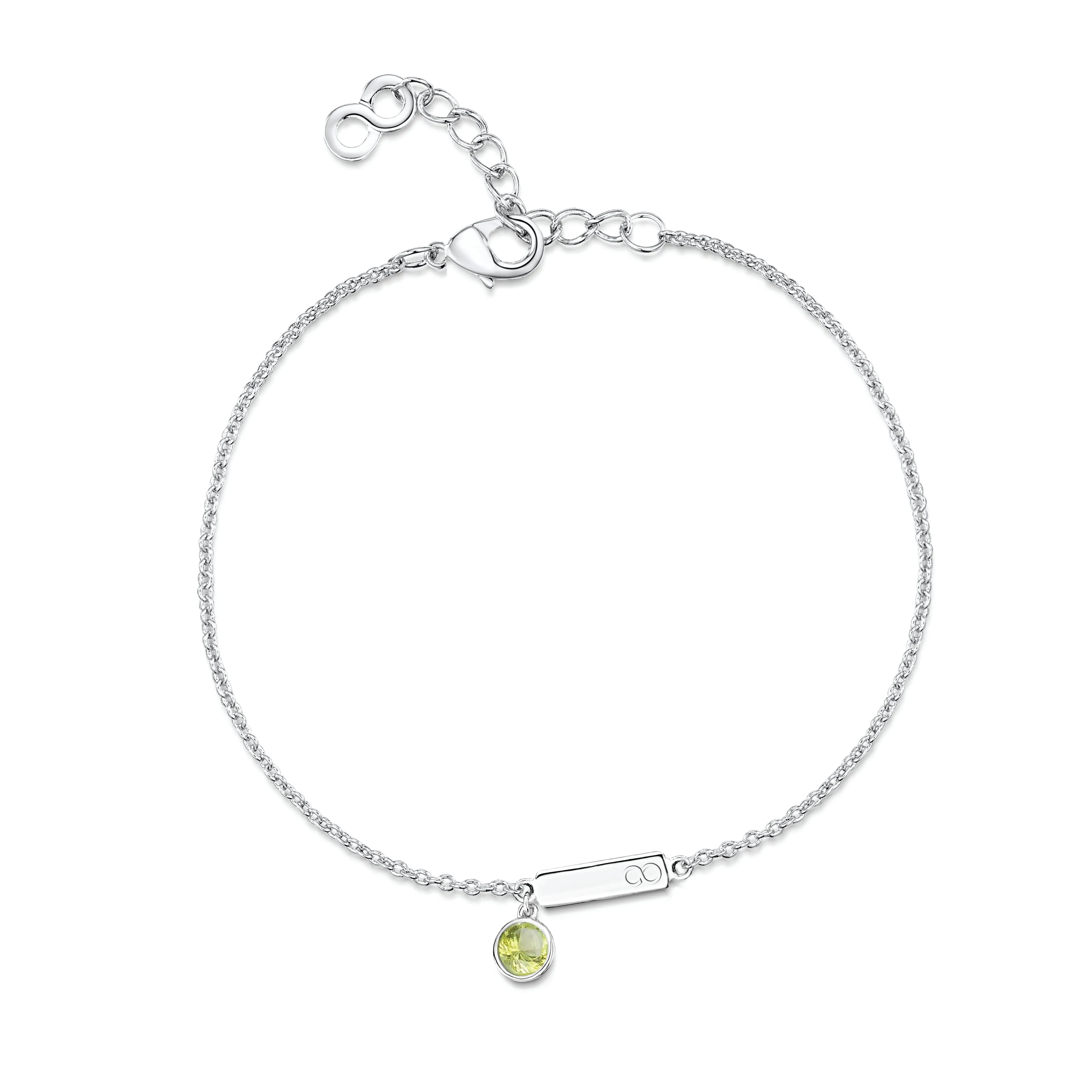 LXI Birthstone Bracelet Peridot/August