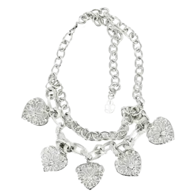 M&F Women's Heart Boot Bracelet