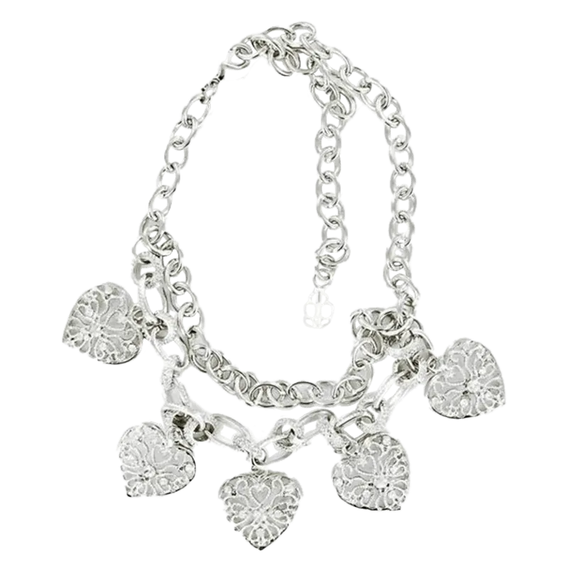 M&F Women's Heart Boot Bracelet