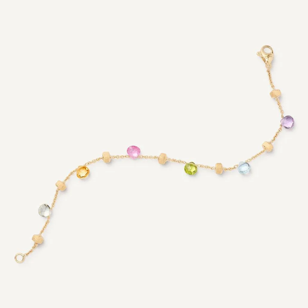 Marco Bicego Paradise 18k Gold Gemstone Bracelet