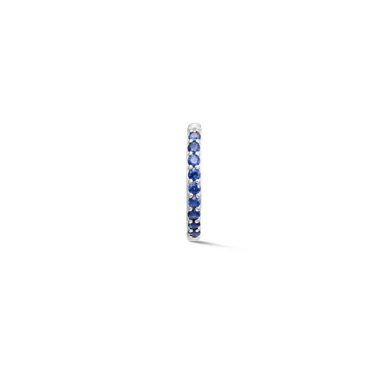 Men's Single Blue Sapphire Lumiere Hoop