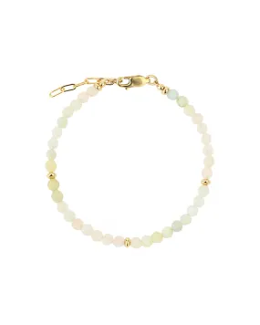 Mix Stone Three Saucer Bracelet | 4mm