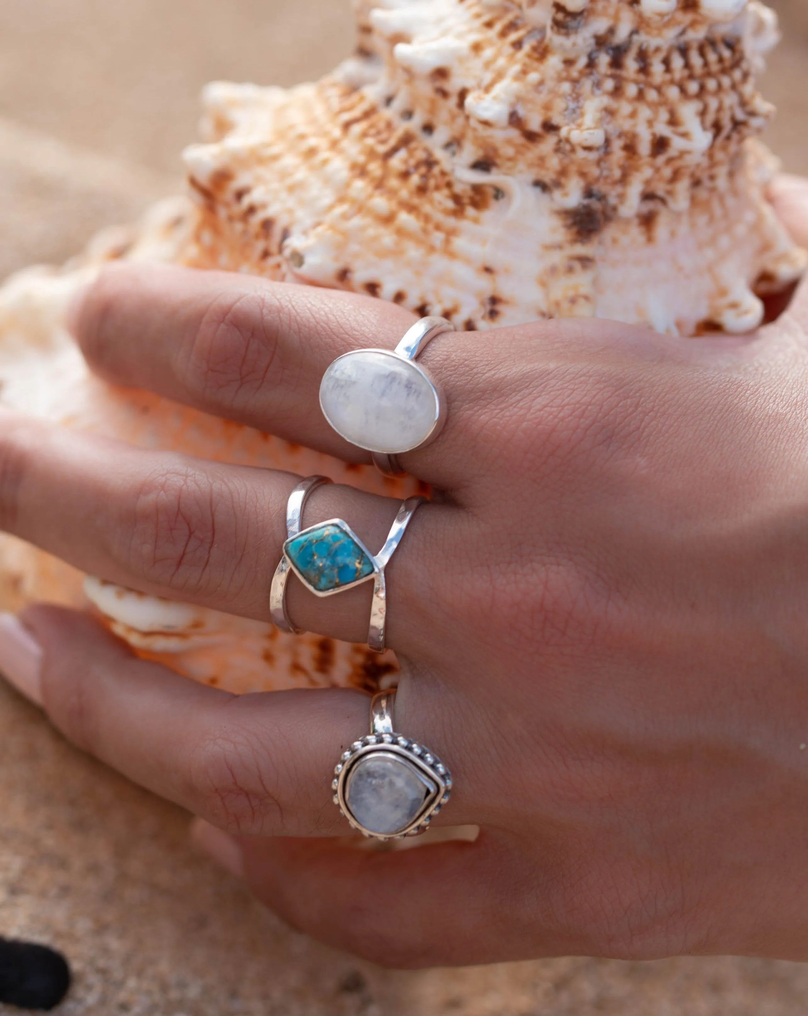 Moonstone ~ Sterling Silver 925 ~MR134