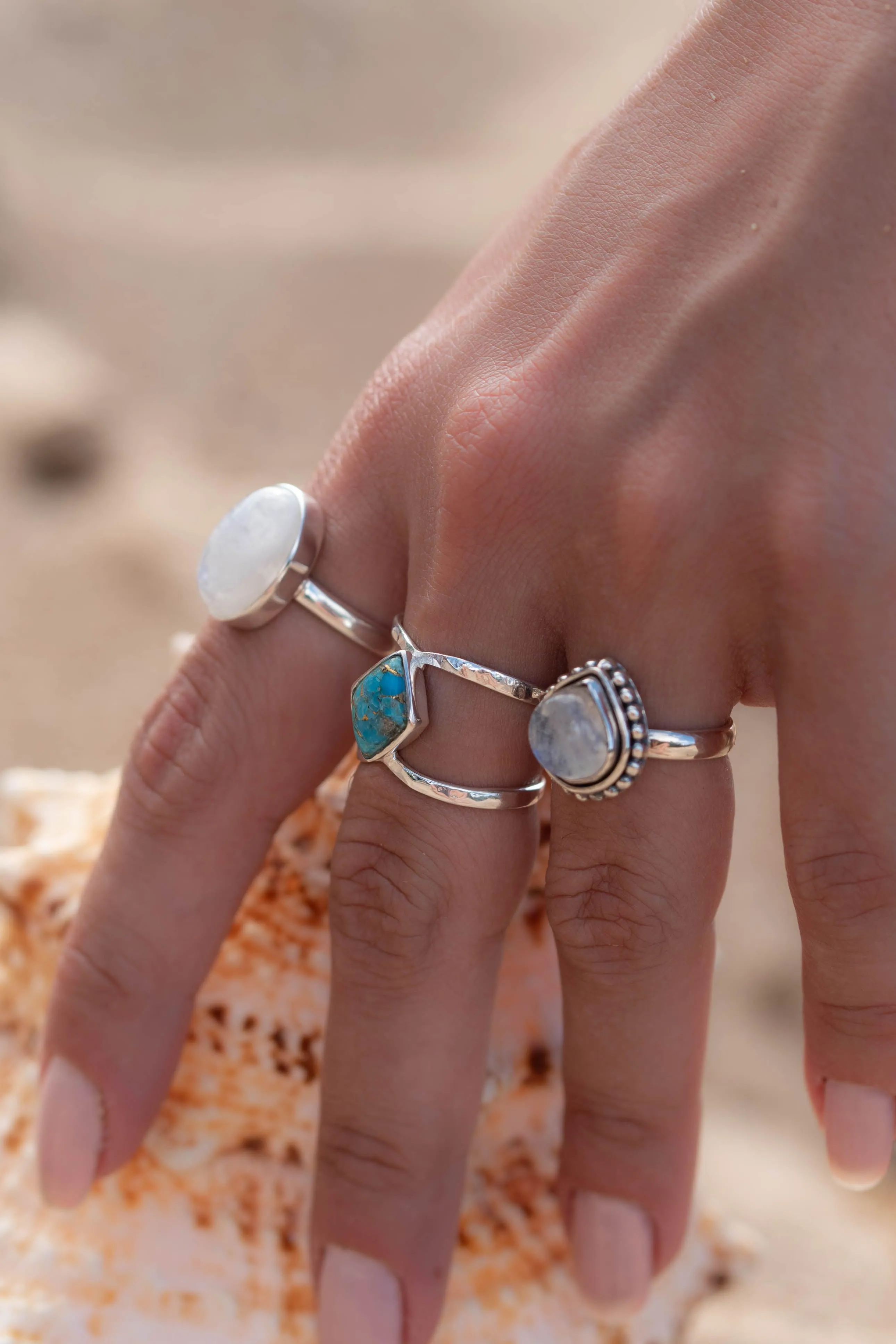 Moonstone ~ Sterling Silver 925 ~MR134