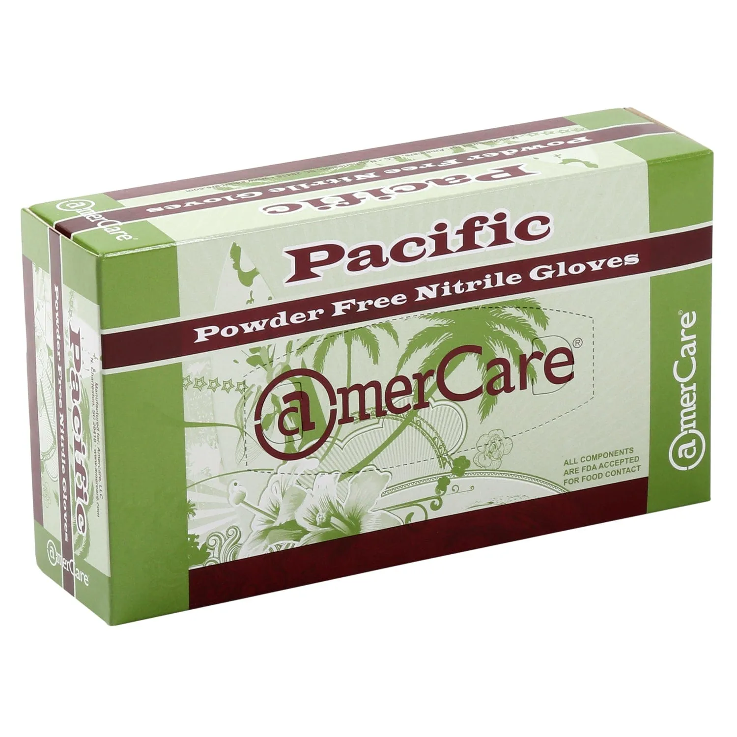 Pacific Powder Free Nitrile Gloves, Case of 1,000 (XXL: 900)