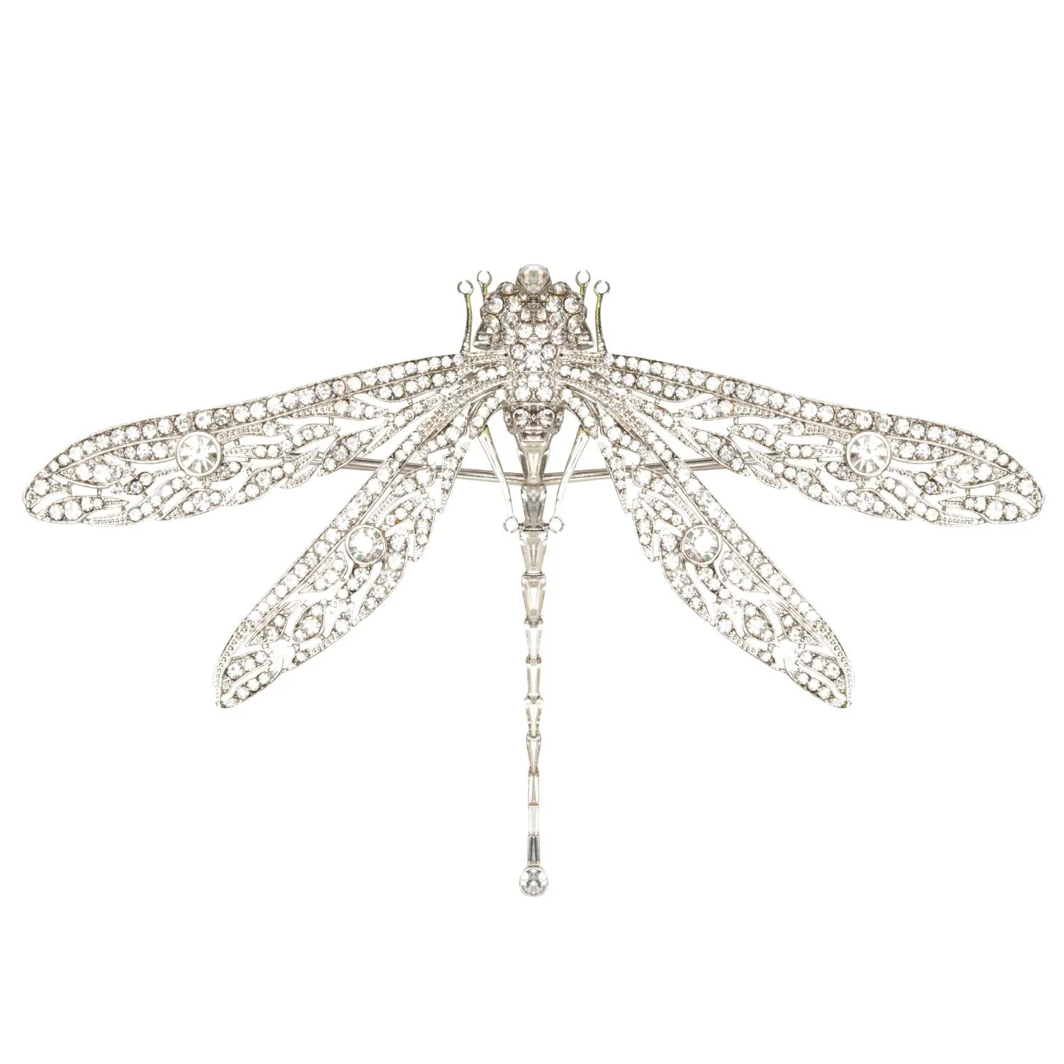Pave Dragonfly Brooch/Pendant