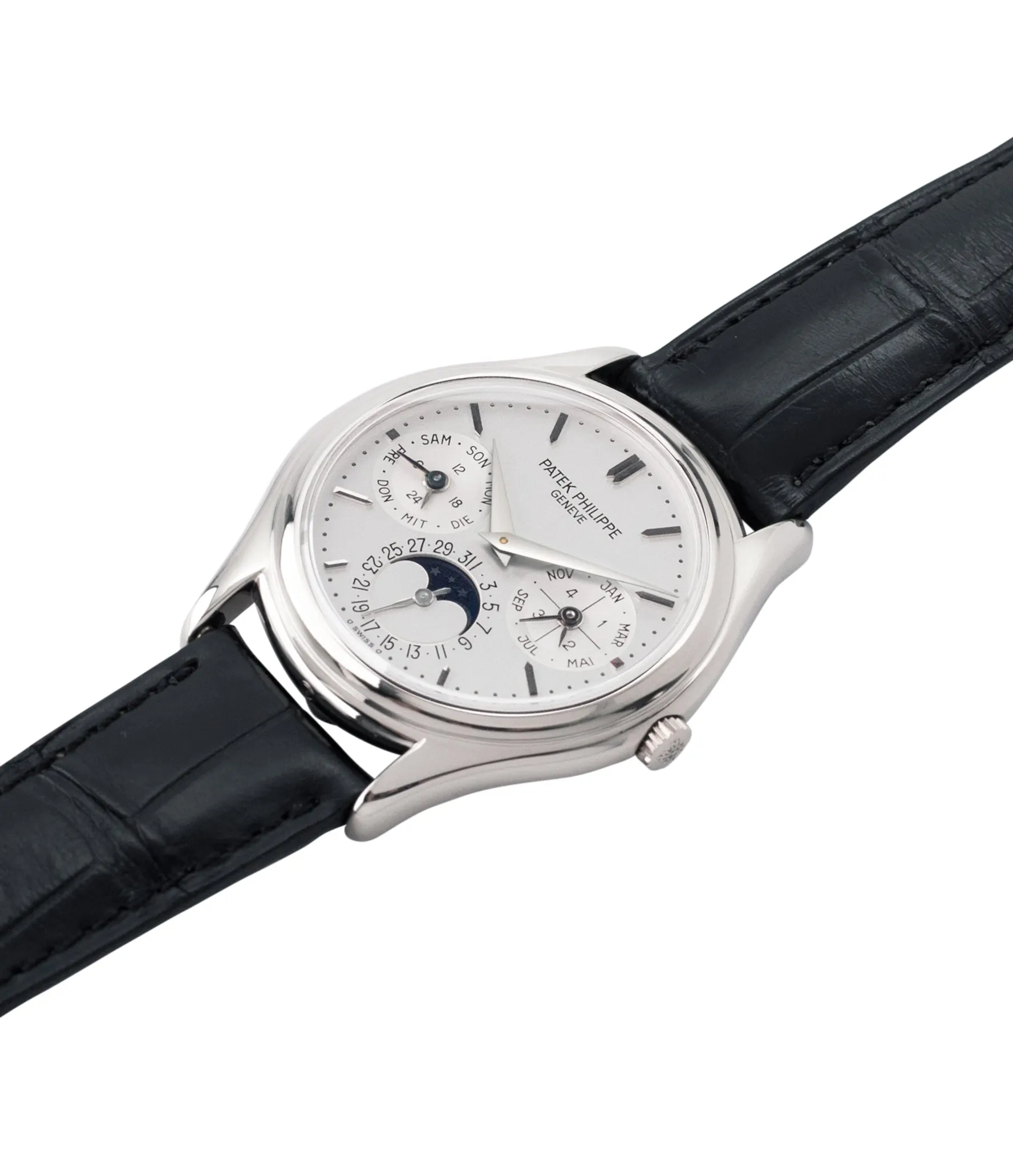 Perpetual Calendar 3940G | German Dial | Grey Gold