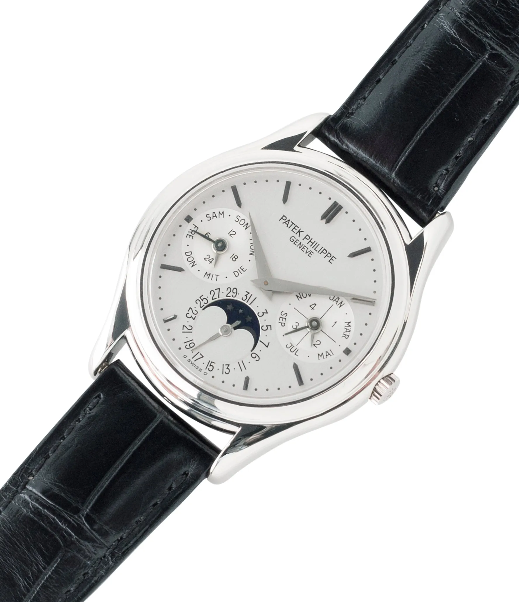 Perpetual Calendar 3940G | German Dial | Grey Gold