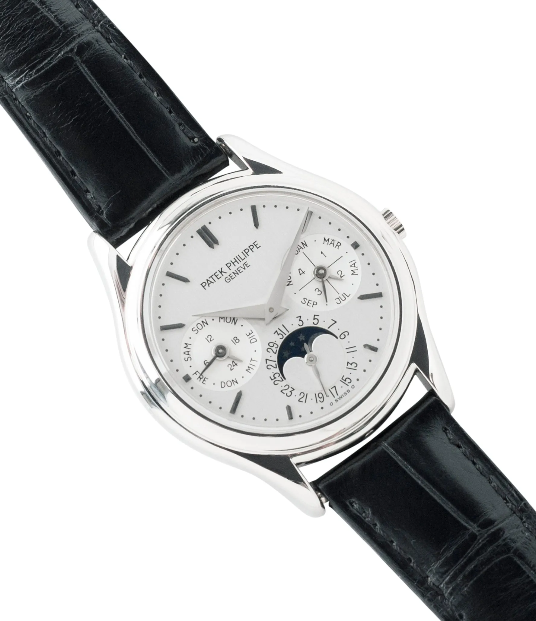 Perpetual Calendar 3940G | German Dial | Grey Gold