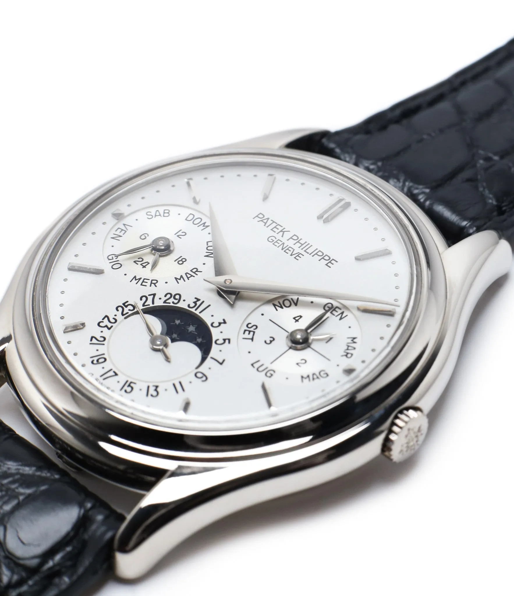 Perpetual Calendar 3940G | Italian Dial | White Gold