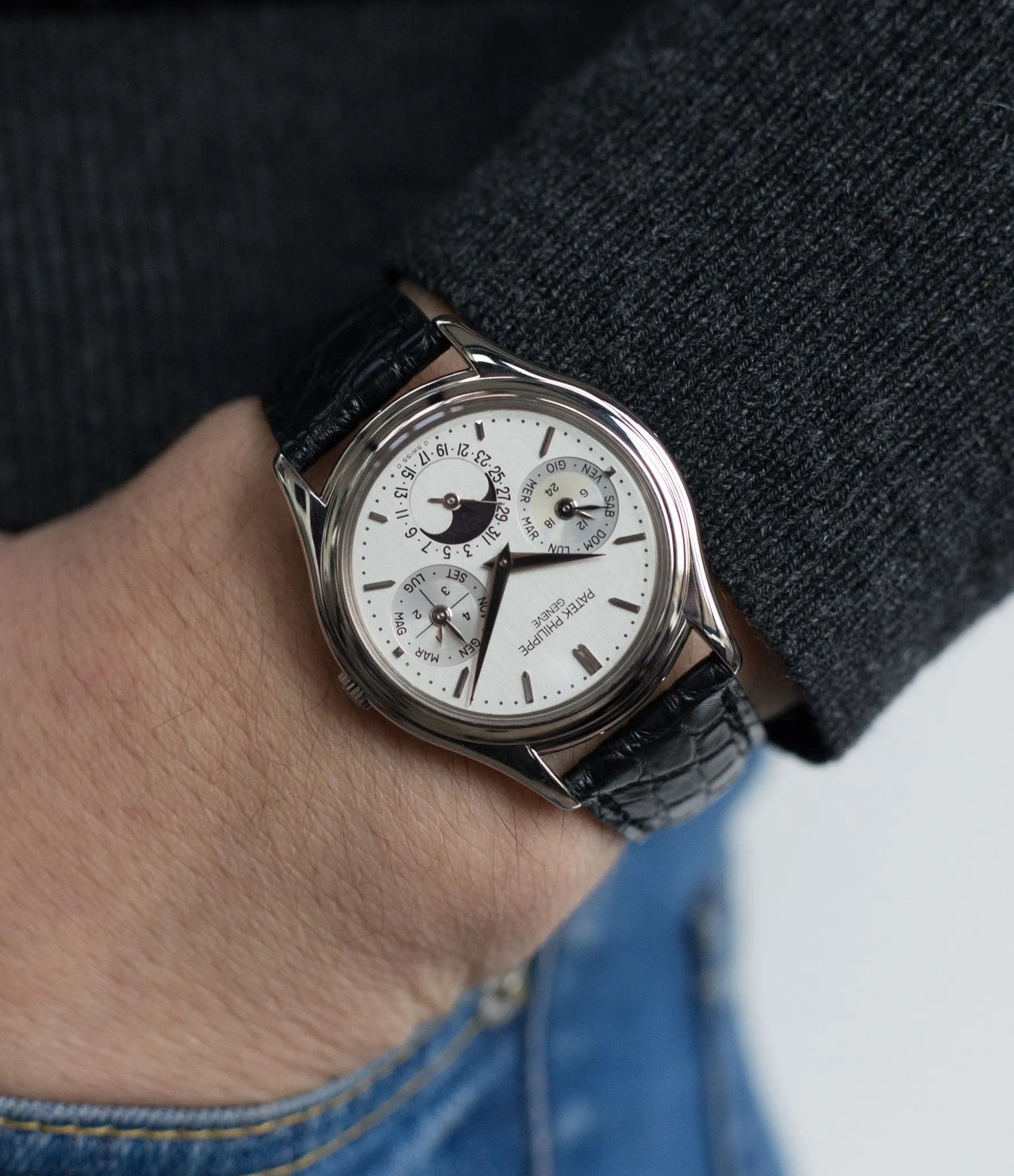 Perpetual Calendar 3940G | Italian Dial | White Gold