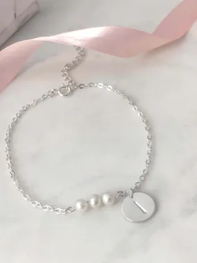 Personalised Pearl Bracelet