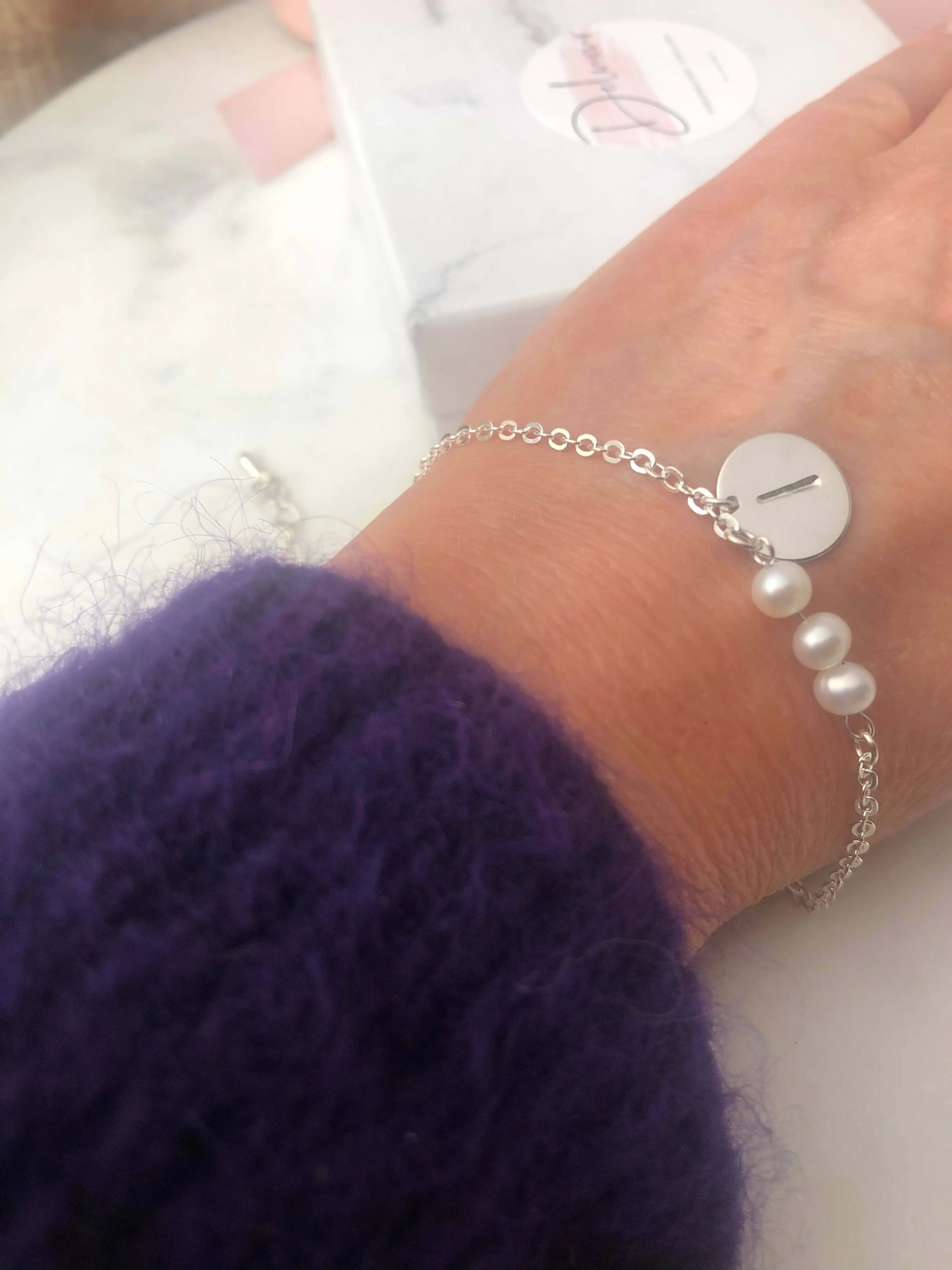 Personalised Pearl Bracelet