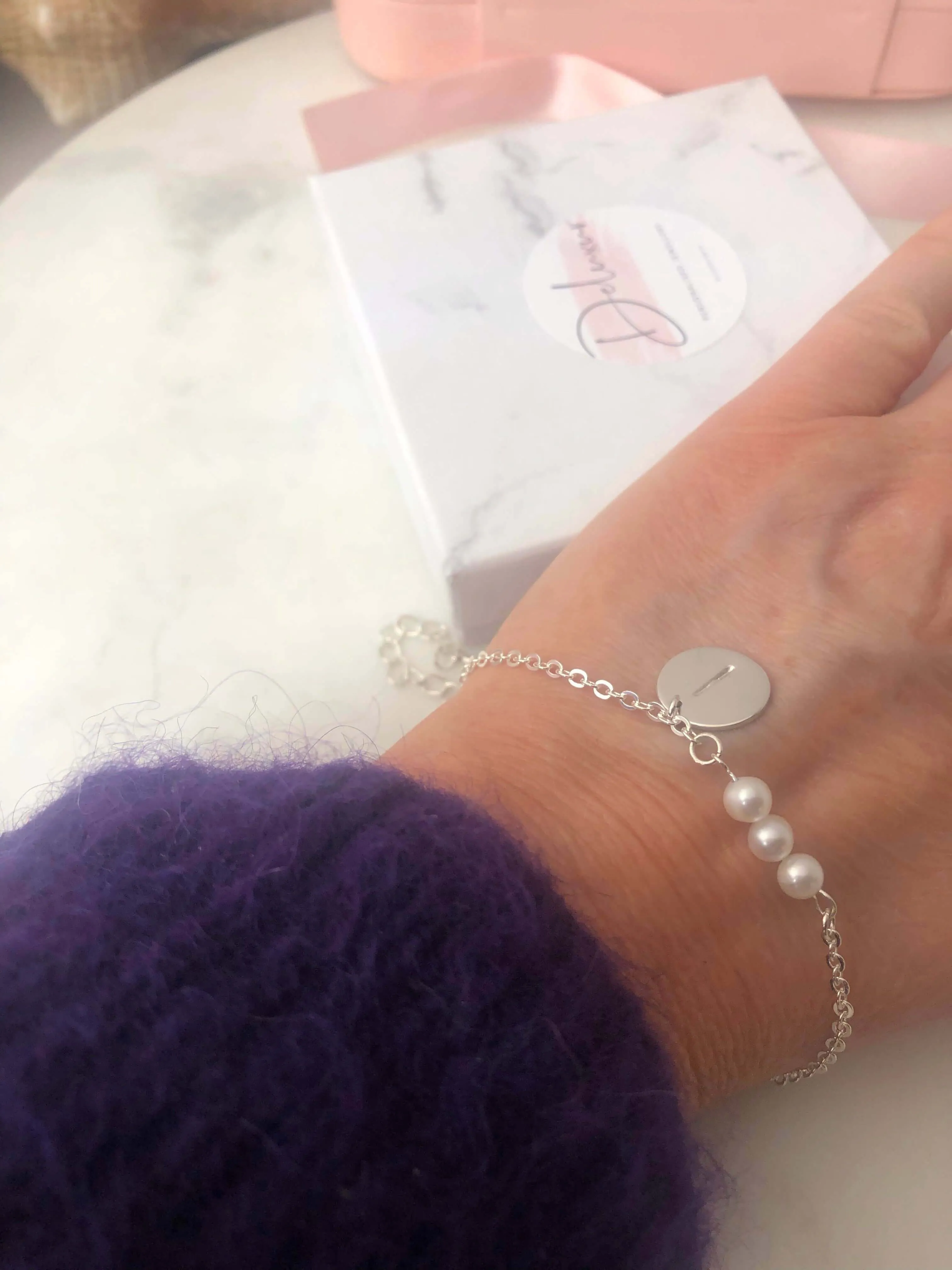 Personalised Pearl Bracelet