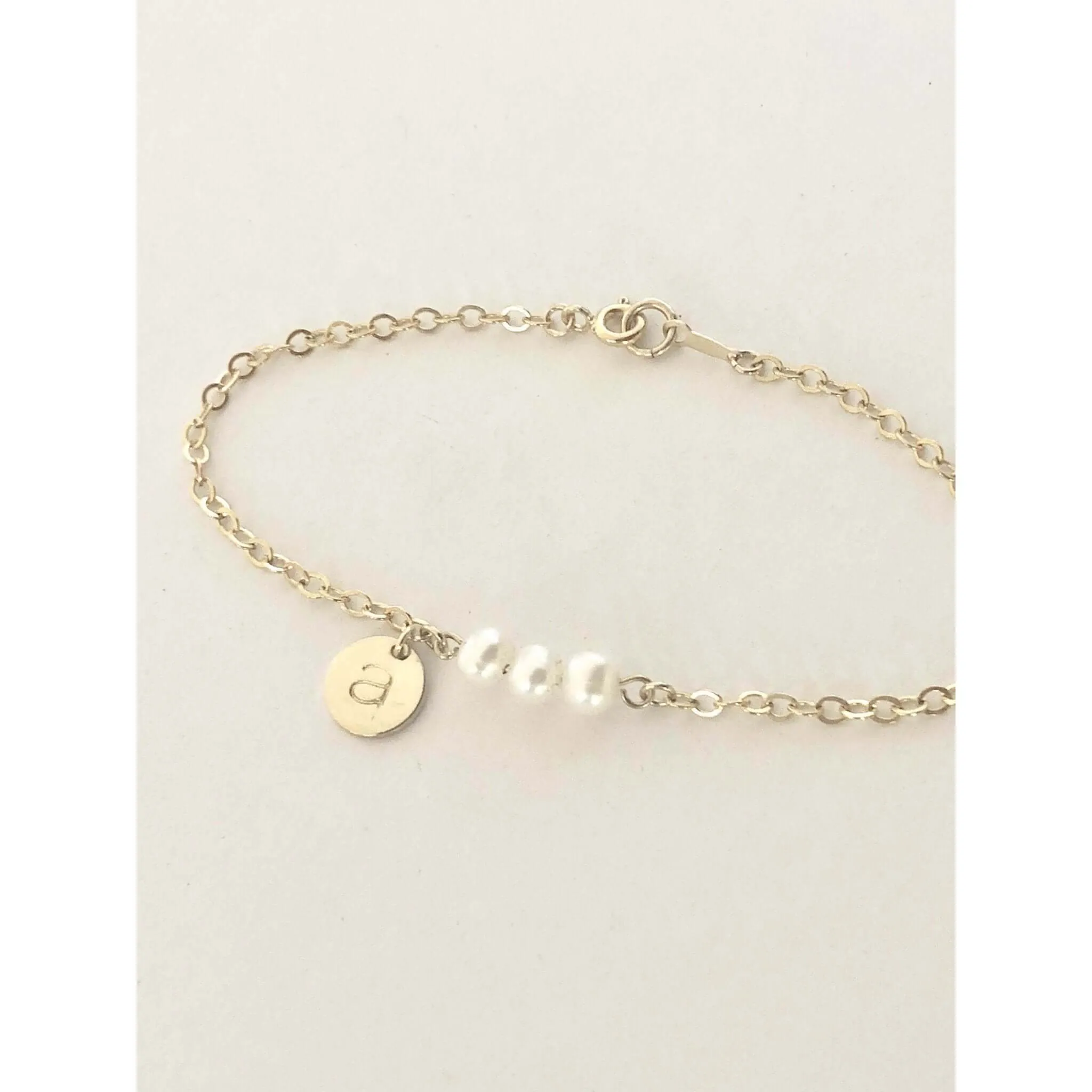 Personalised Pearl Bracelet