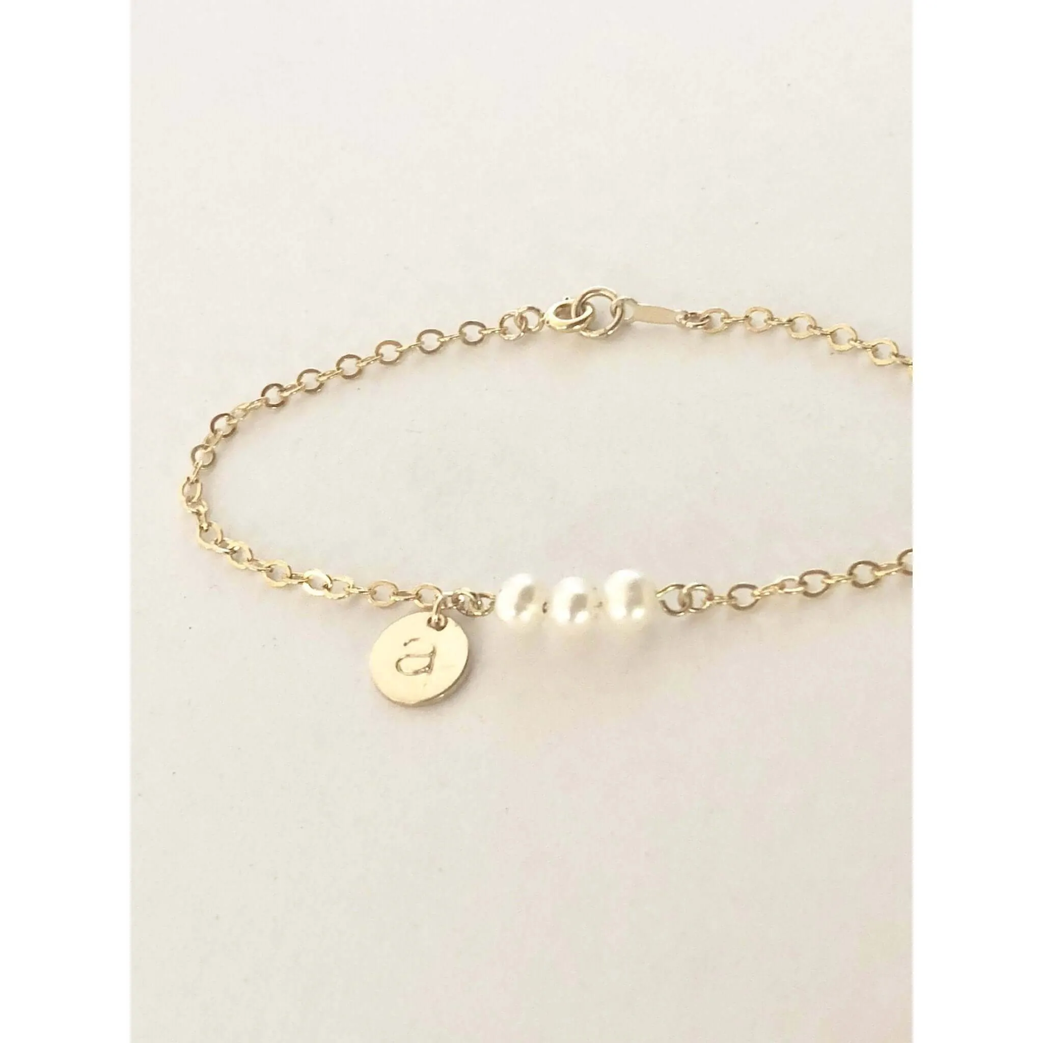 Personalised Pearl Bracelet