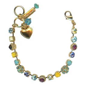 Petite Flower Cluster Bracelet in "Vineyard Veranda" *Custom*