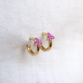 Pink Sapphire Triplets Clicker