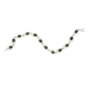 Preseli Bluestone Bracelet Celtic Pear link Silver