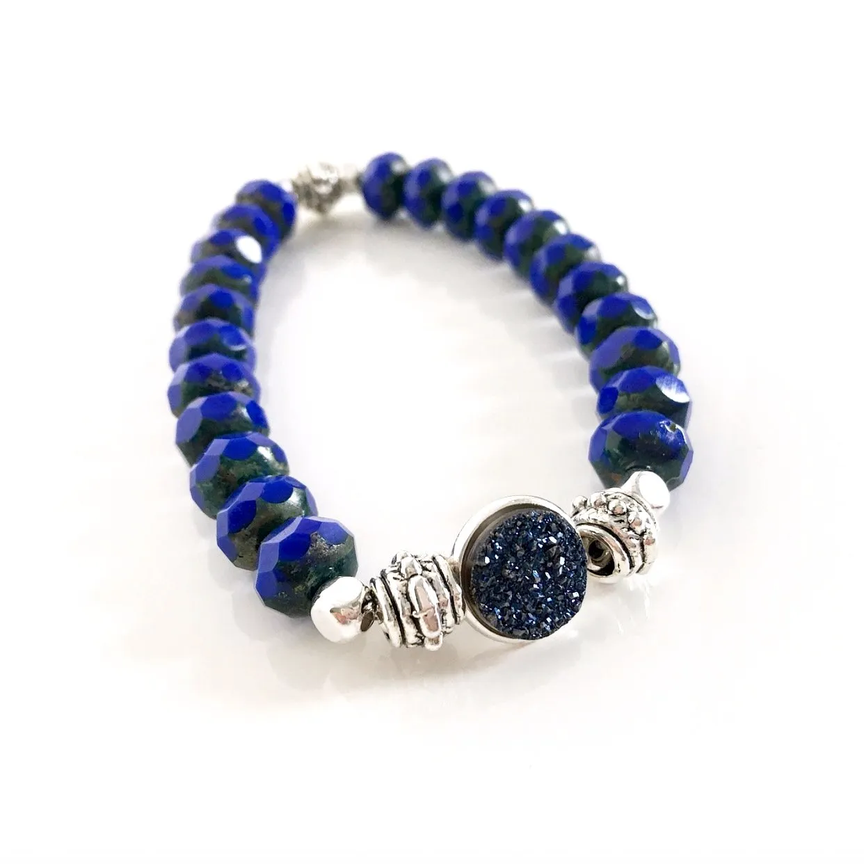 "Druzy Dream" Bracelet (Midnight)