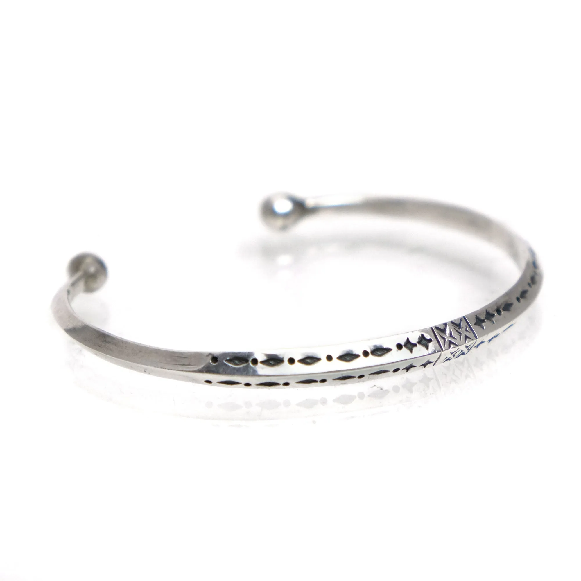 "Tuareg Style" Sterling Silver Cuff Bracelet