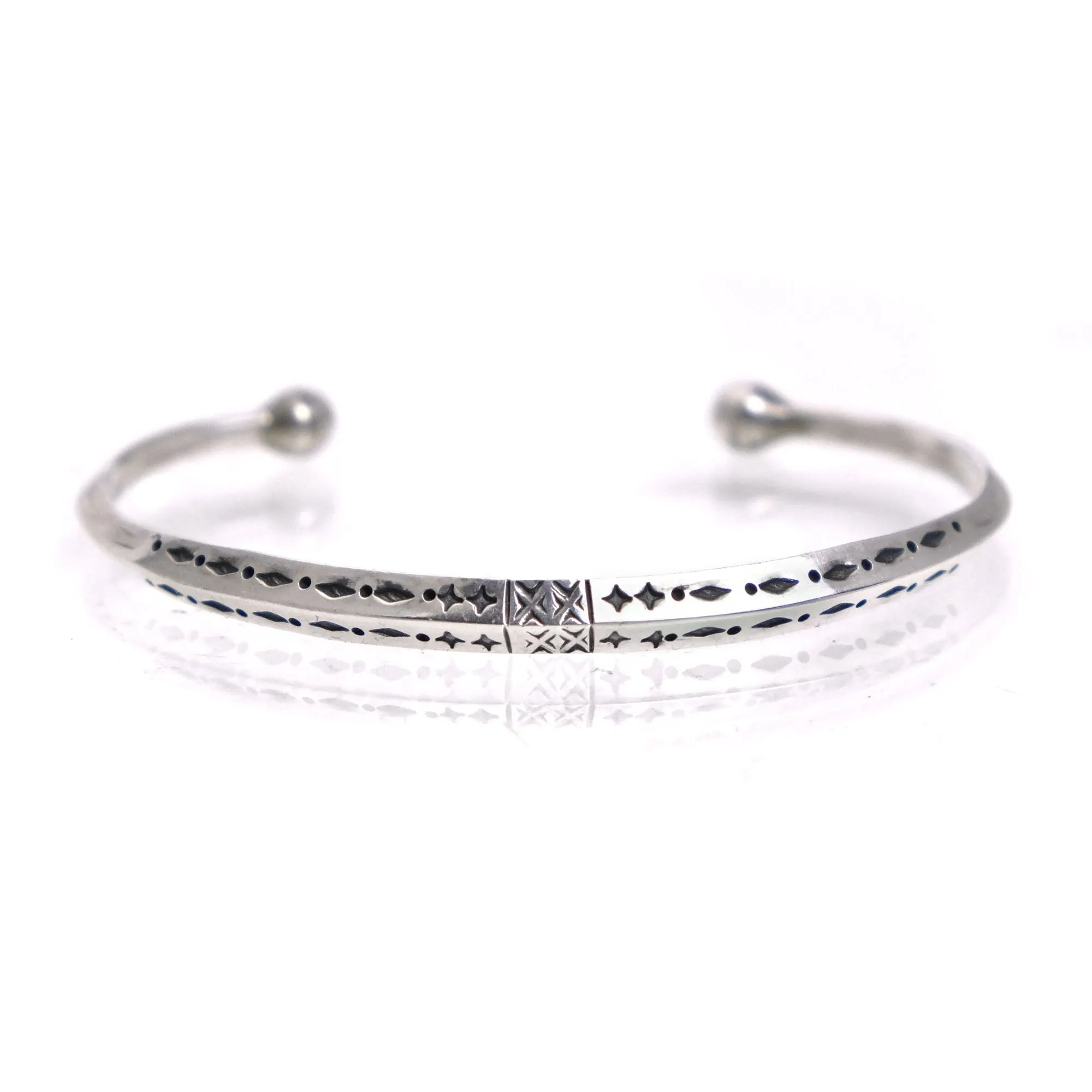 "Tuareg Style" Sterling Silver Cuff Bracelet
