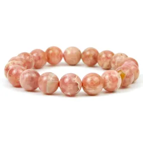 Rhodochrosite Stretch Bracelet 11mm