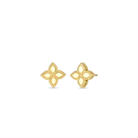 Roberto Coin Small Princess Flower Stud Earrings