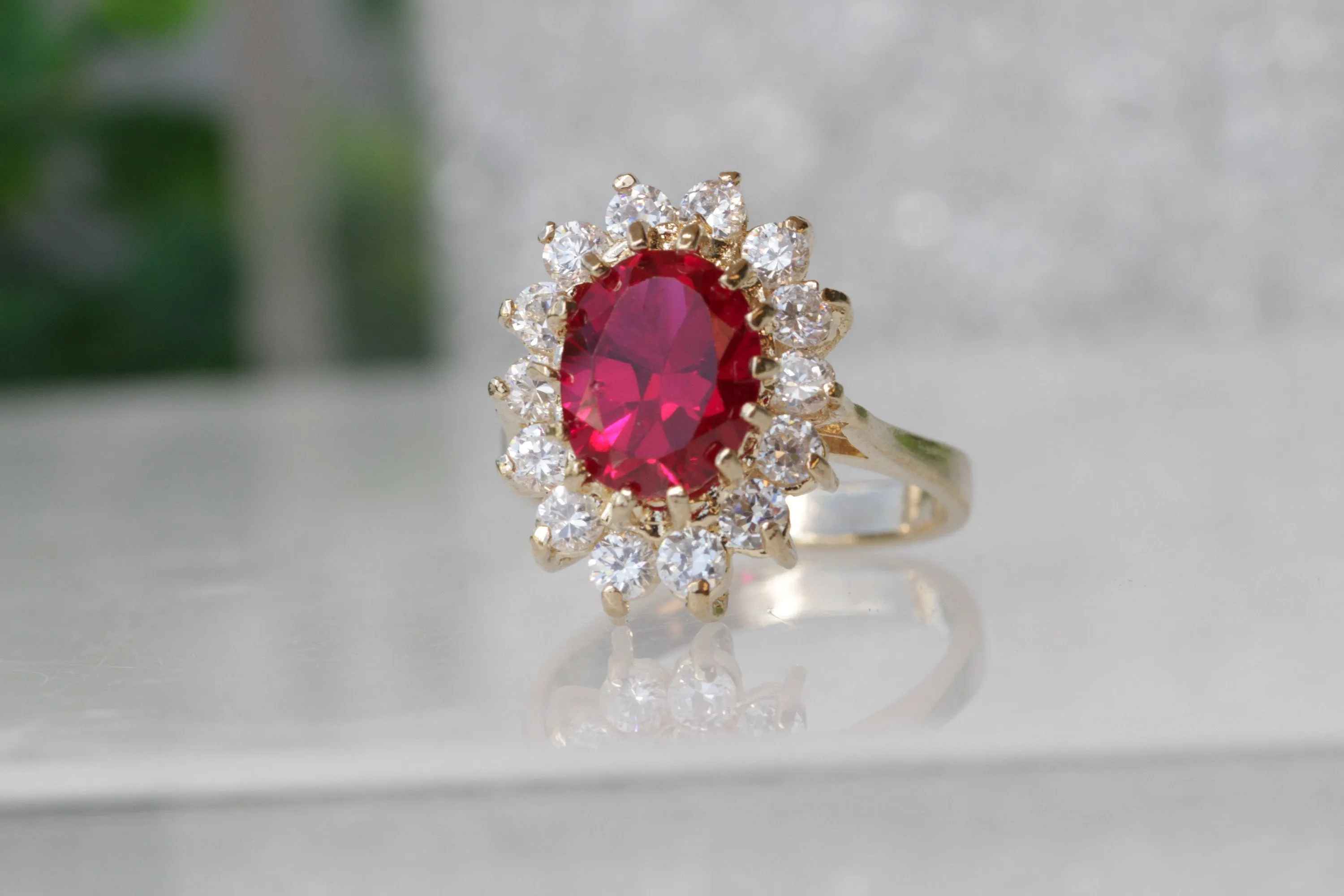 RUBY ENGAGEMENT RING