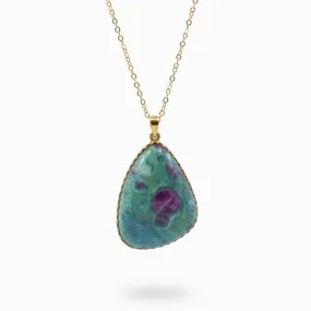 Ruby Fuchsite Necklace