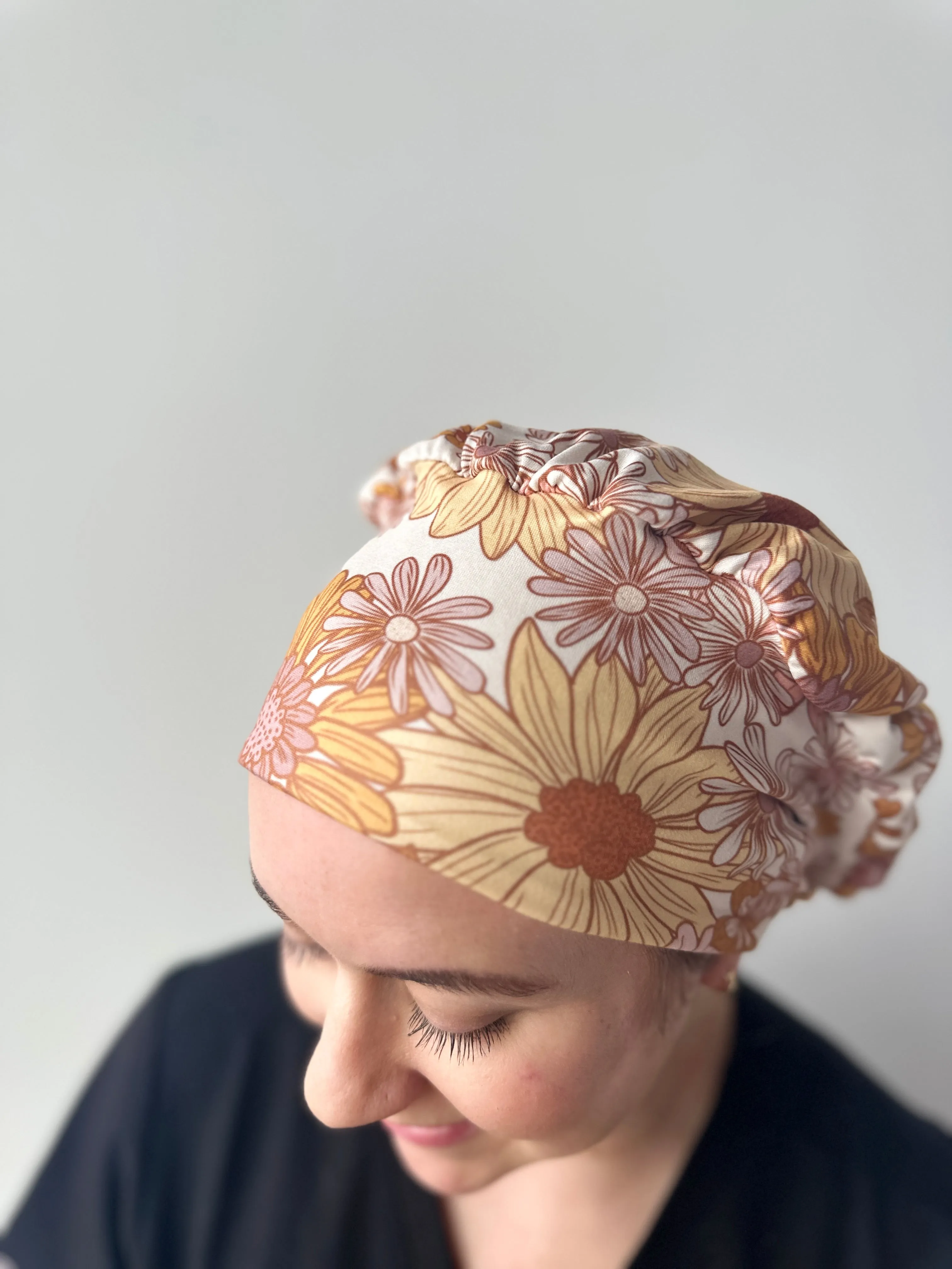 Scrub Hat - Flower Power