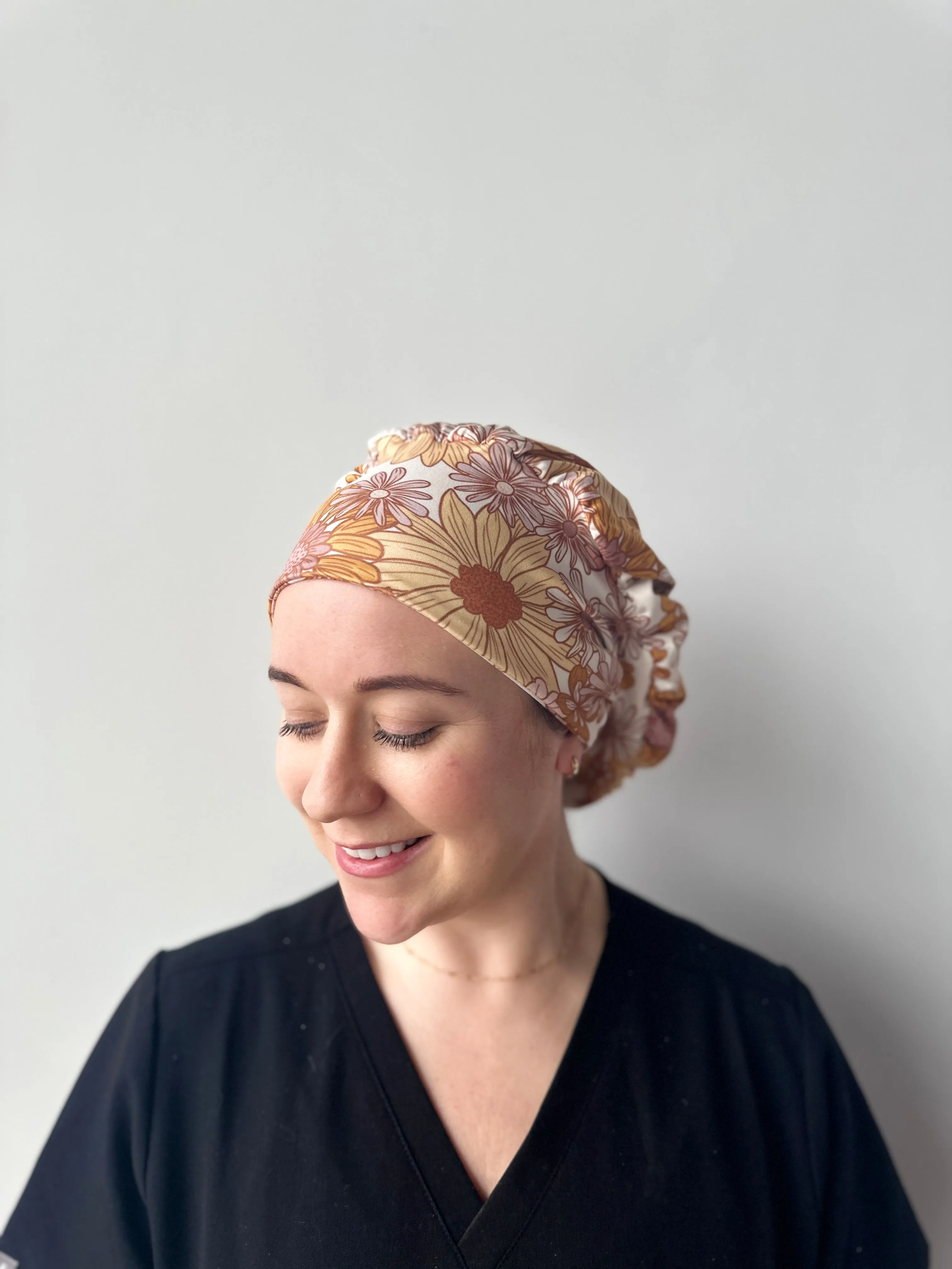 Scrub Hat - Flower Power