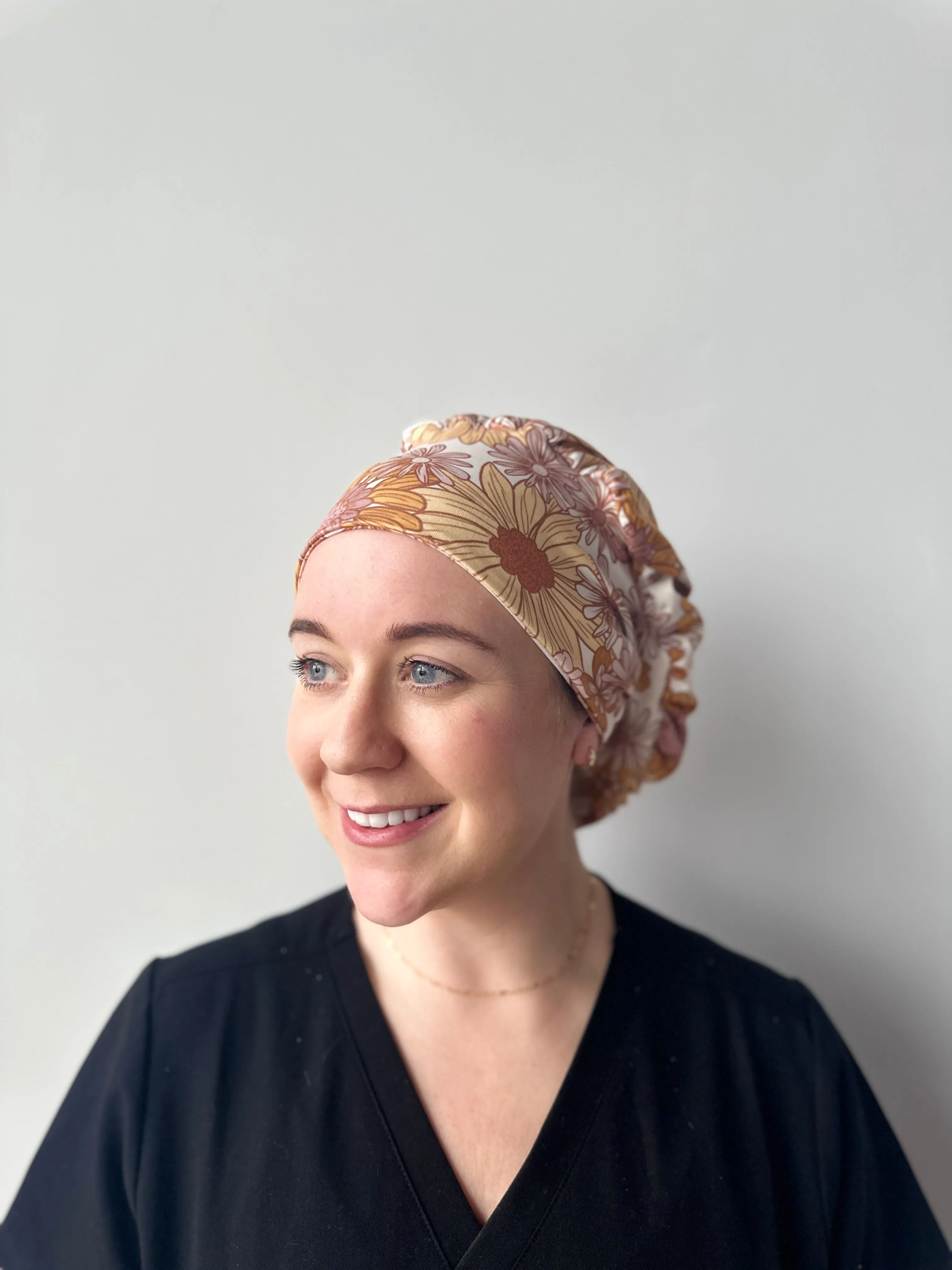 Scrub Hat - Flower Power