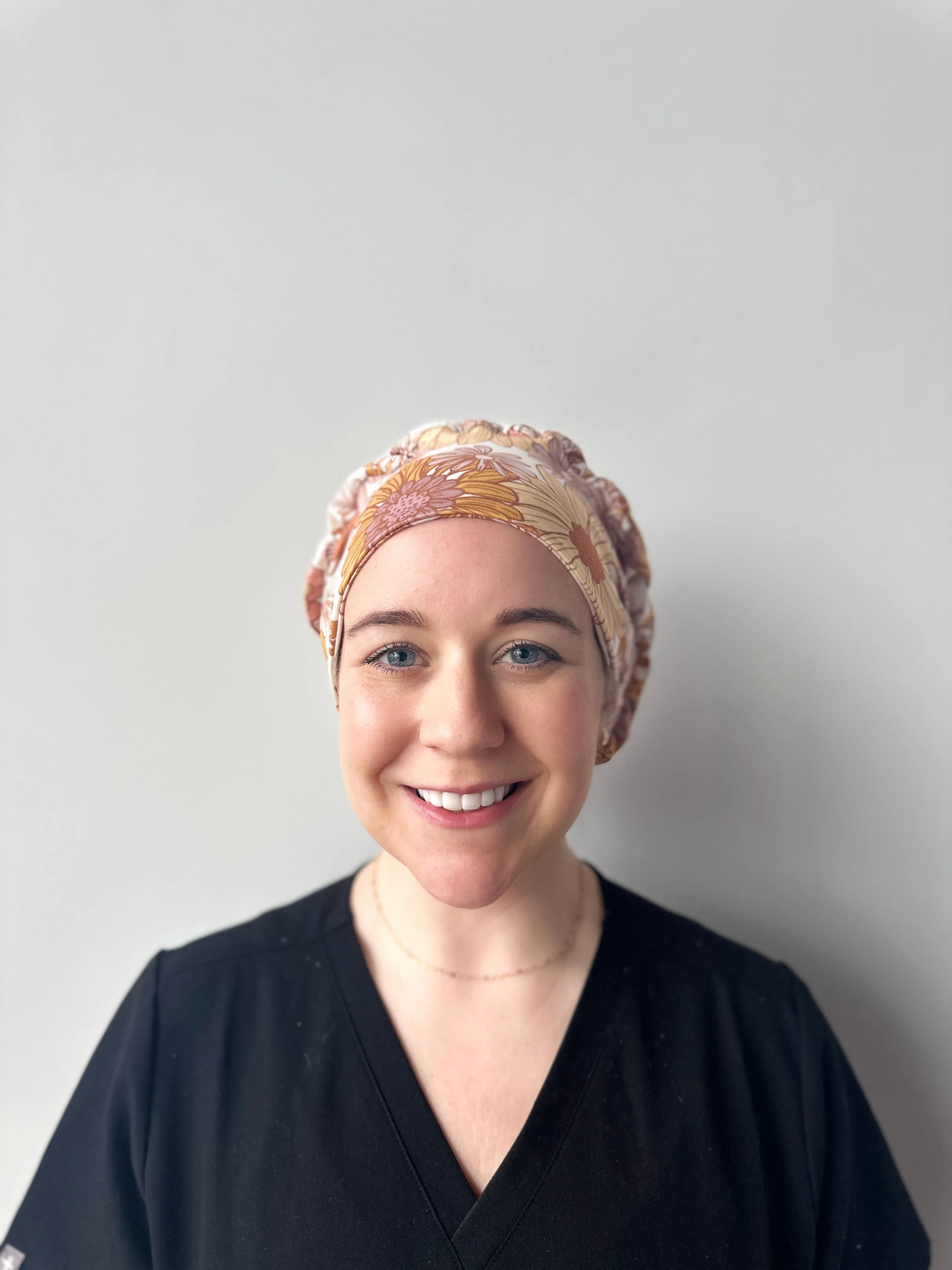 Scrub Hat - Flower Power
