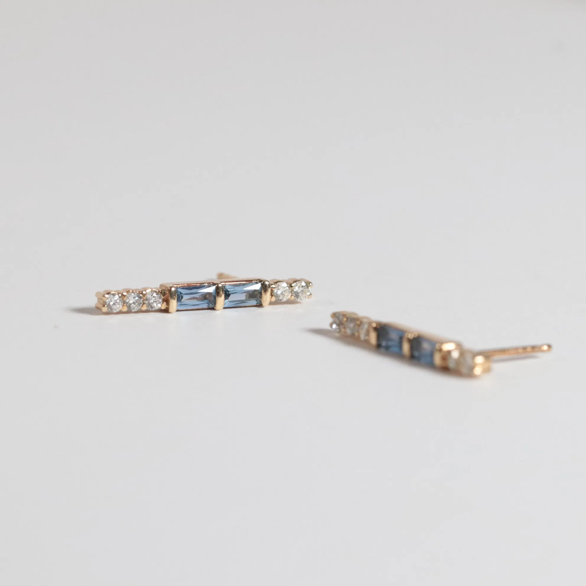 'Selena' Yogo Sapphire Earrings