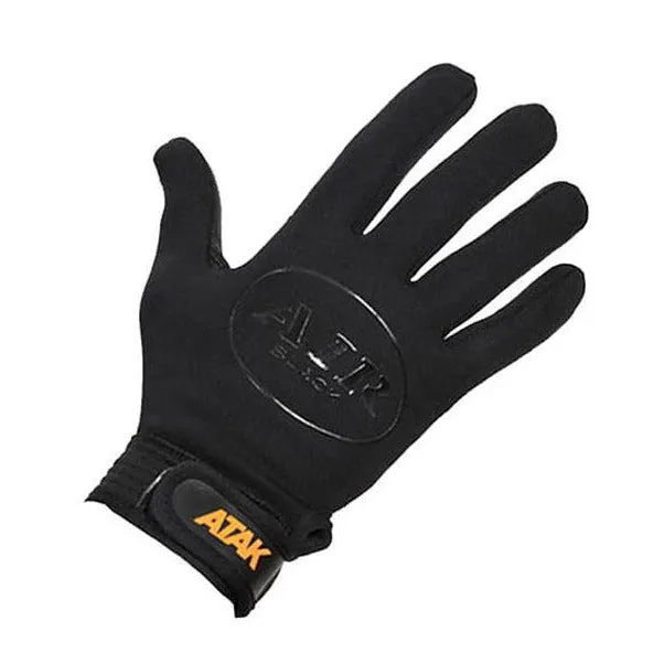 Senior Atak Sports Air Black Football Gloves