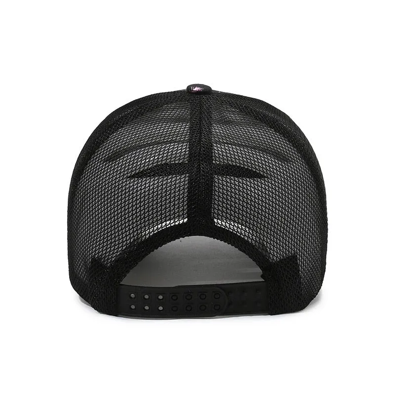 Spring Summer Women Men Baseball Caps Male Female Breathable Mesh Lady Sport Print Sun Hats Cap For Women Men