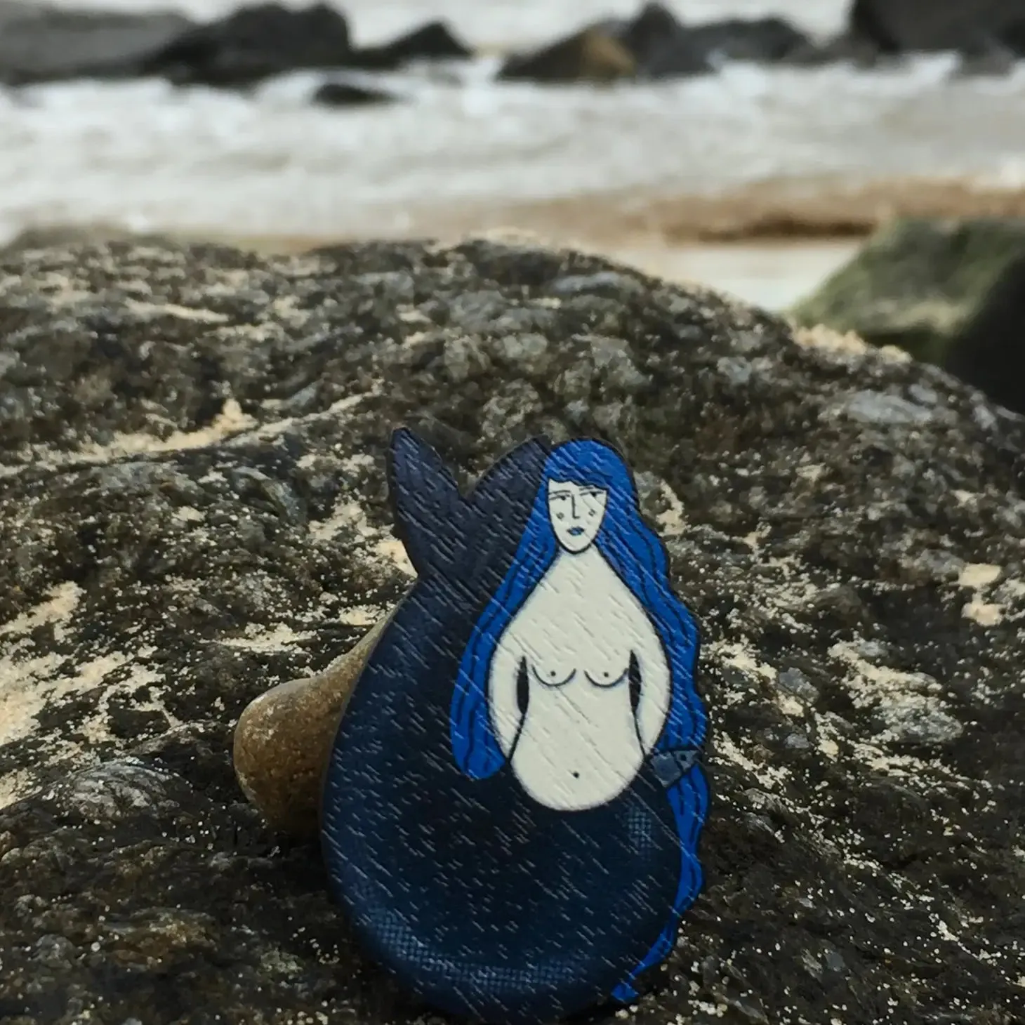 Su Owen Mermaid Brooch