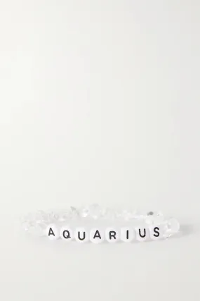 TBALANCE CRYSTALS AQUARIUS CLEAR QUARTZ BRACELET