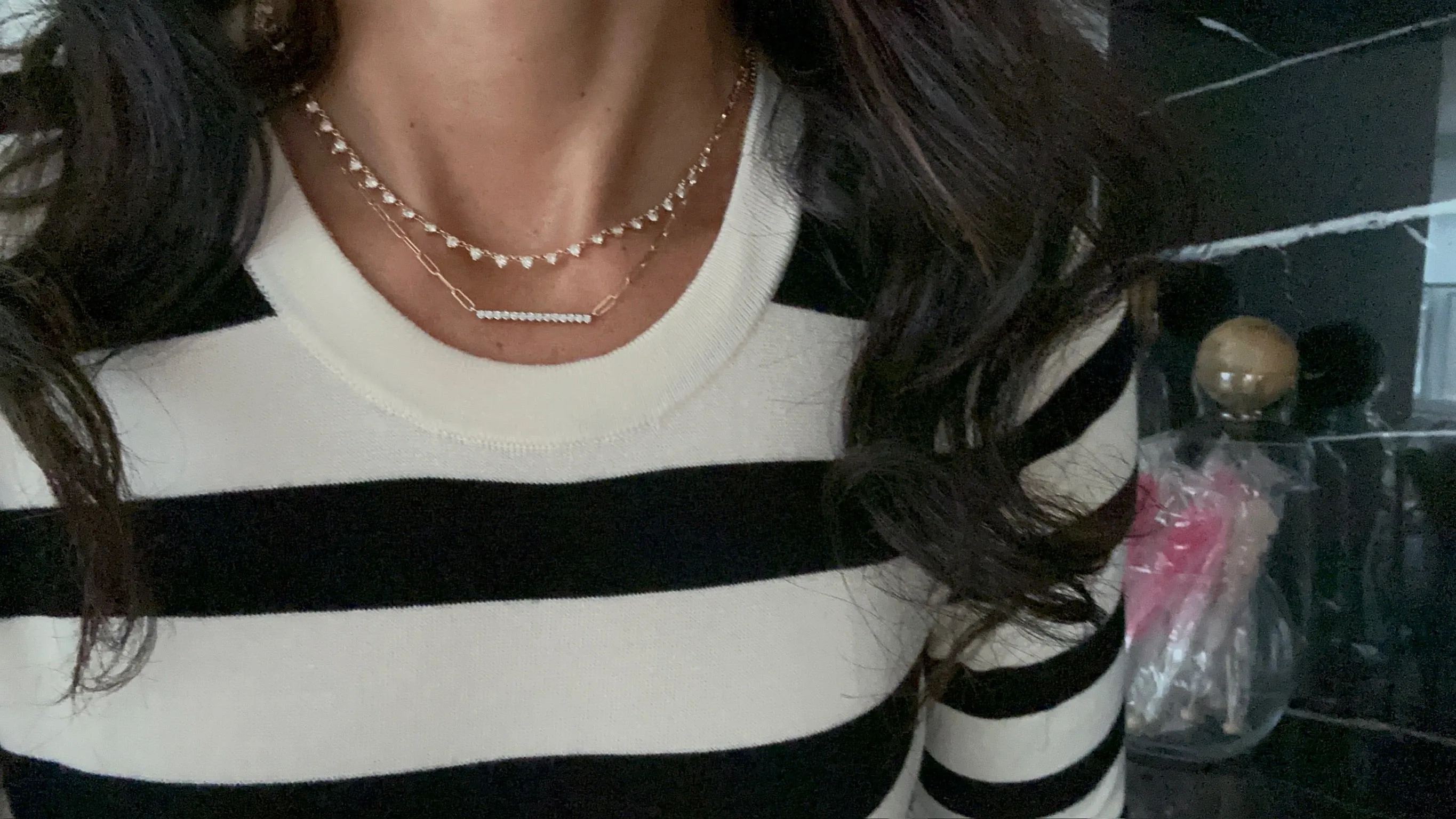 The Michelle Mini Link Diamond Necklace