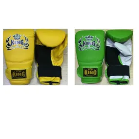 TOP KING AIR MUAY THAI BOXING TRAINING BAG GLOVES MITTS 4 oz M -L TKBMA1-CT 2 Colours