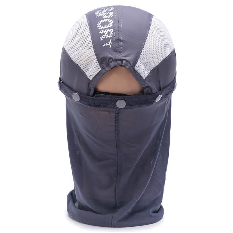 Unisex Baseball Cap UPF 50 with Face Covering