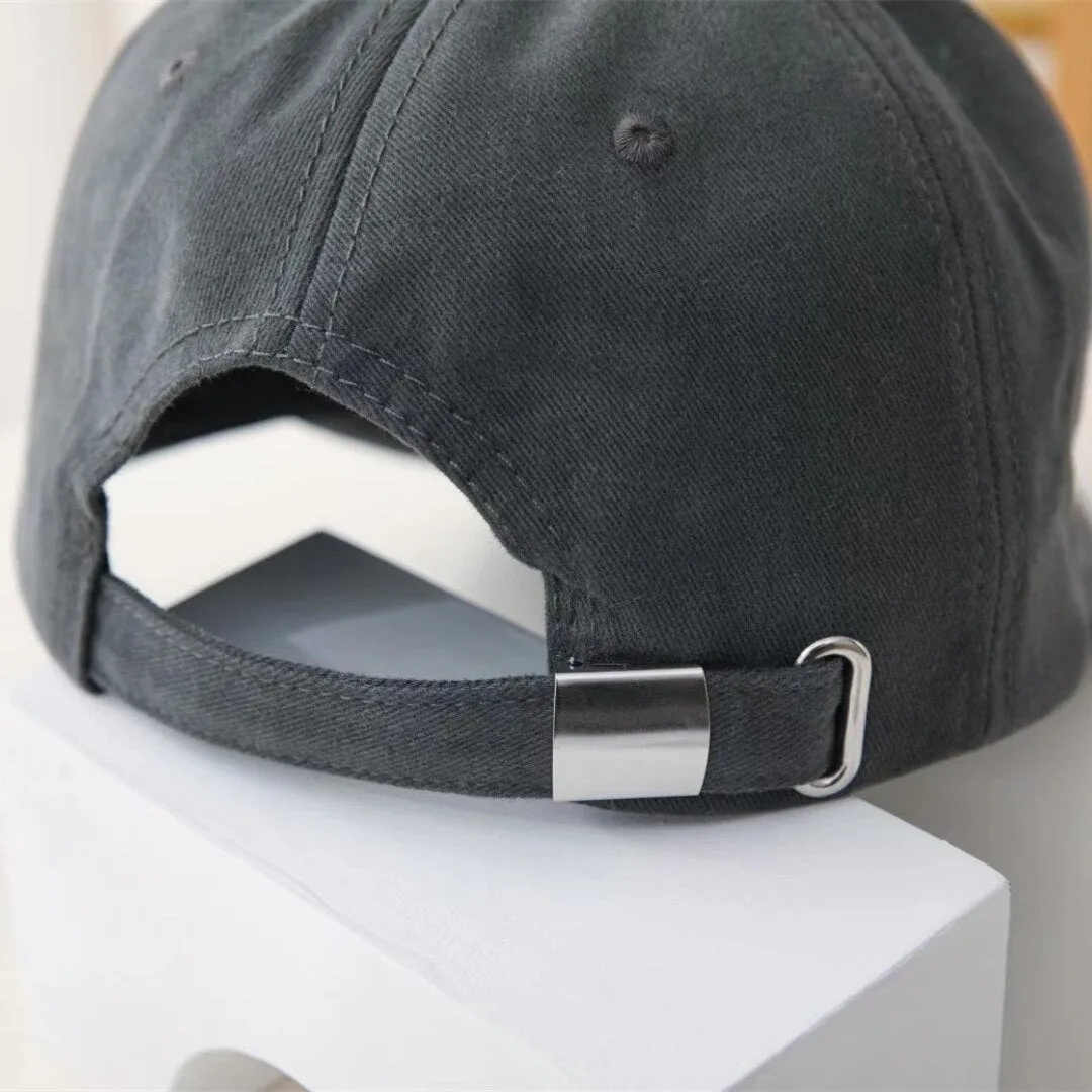 Unisex Fashion Cap Kpop Simple Hole Style Candy Colors Baseball Cap For Men Women High Quality Streetwear Hat