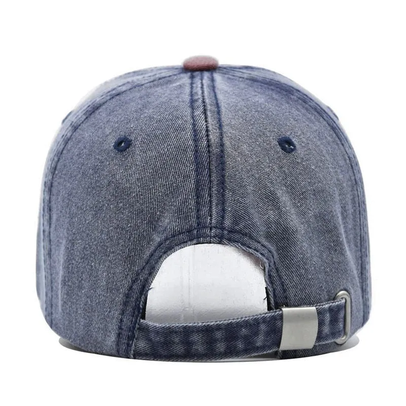 Washed Baseball Cap New Spring Summer Sunhat Embroidered Letter Men Women Unisex-Teens Cotton Snapback Caps Vintage Hip Hop Hat