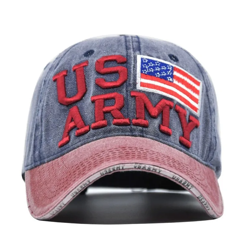 Washed Baseball Cap New Spring Summer Sunhat Embroidered Letter Men Women Unisex-Teens Cotton Snapback Caps Vintage Hip Hop Hat